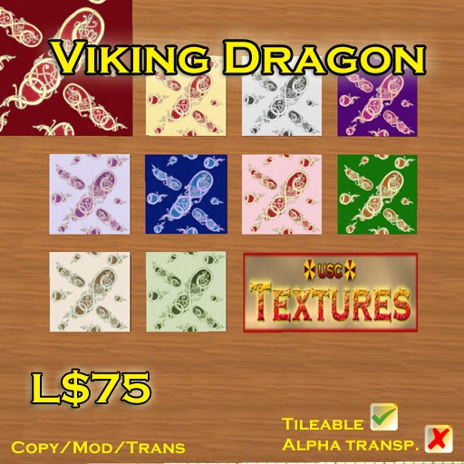 USC Textures - Viking Dragon 