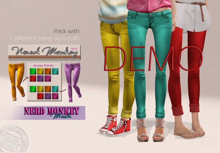 .::[NerdMonkey] - [Jersey Pants DEMO]::. 