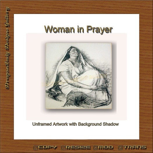 Artwork de Mexico - Woman in Prayer 