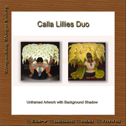 Artwork de Mexico - Calla Lillies Duo