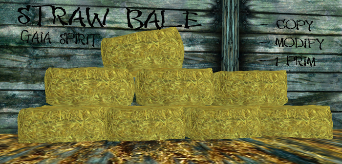 Straw Bale - Sculpted