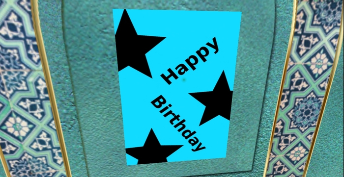 Happy Birthday Sign (InV)