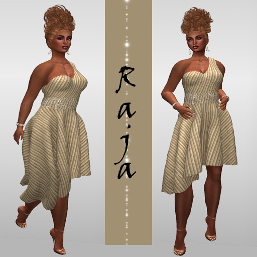 Raja Mesh Dress Beige