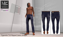 Miamai_Cigarette'710 Jeans_Denim Ripped