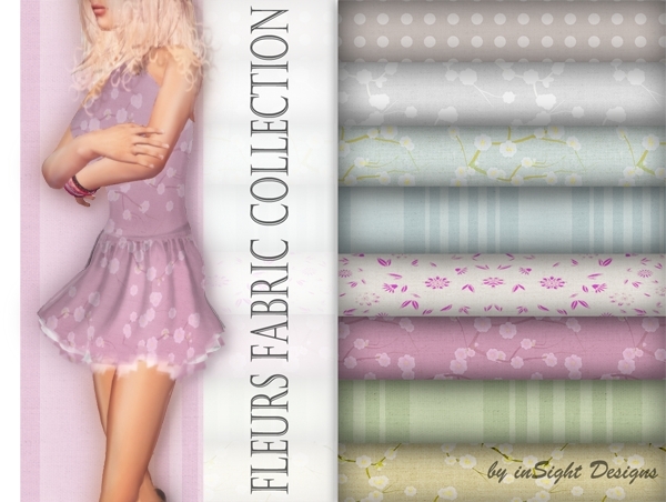 52 Fleurs flower fabric full permissions by ID