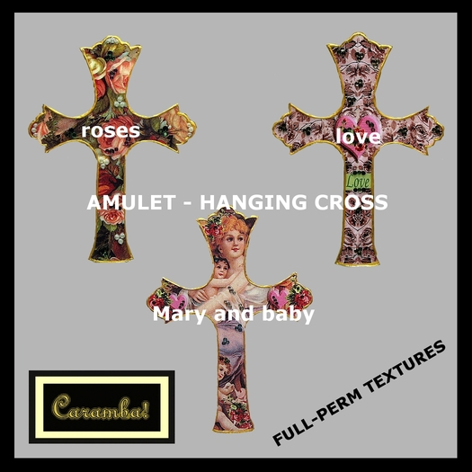 Amulets hanging crosses - texture pack