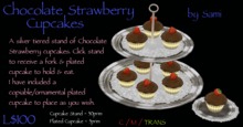 Chocolate Strawberry Cupcakes by sami