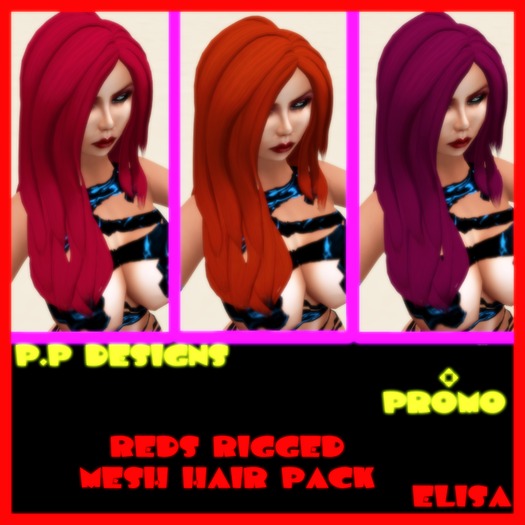 RED HAIR MESH PACK