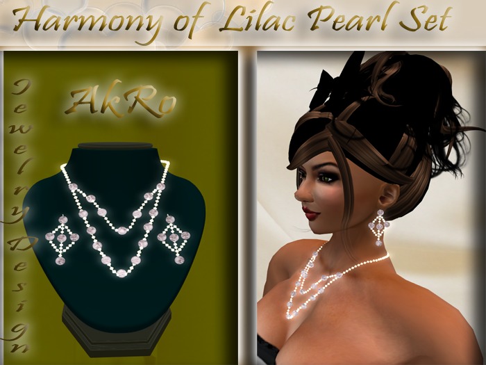 fuchsia pearl set