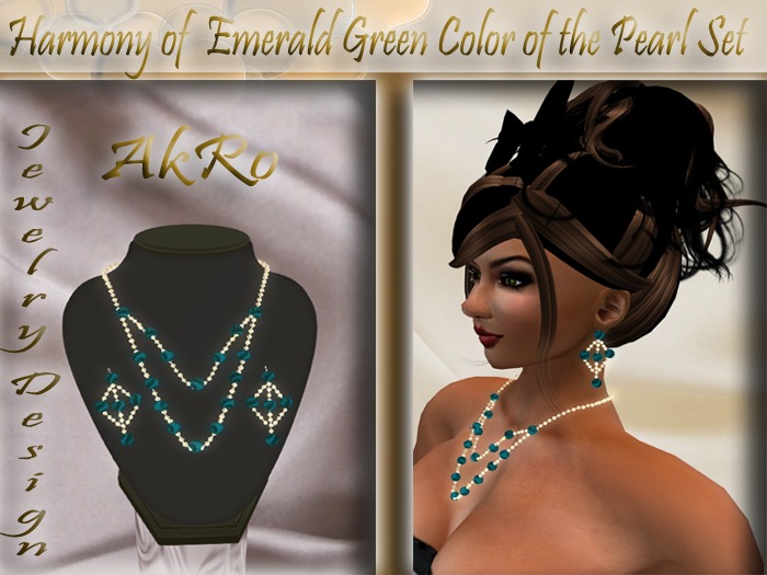 green pearl set
