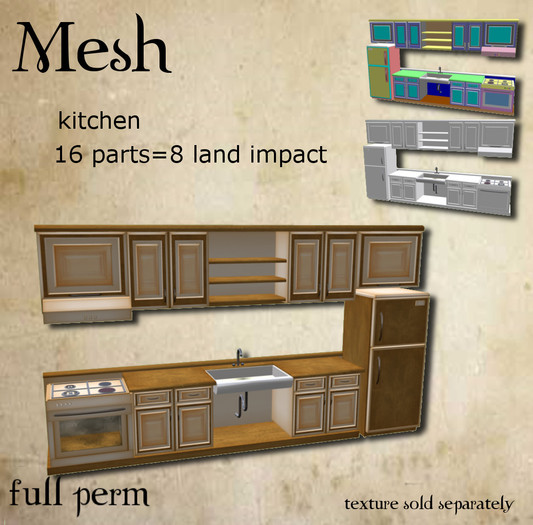 complete  kitchen full perm