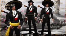 1100 Zed Sensations*.Julio Flamenco men outfit white