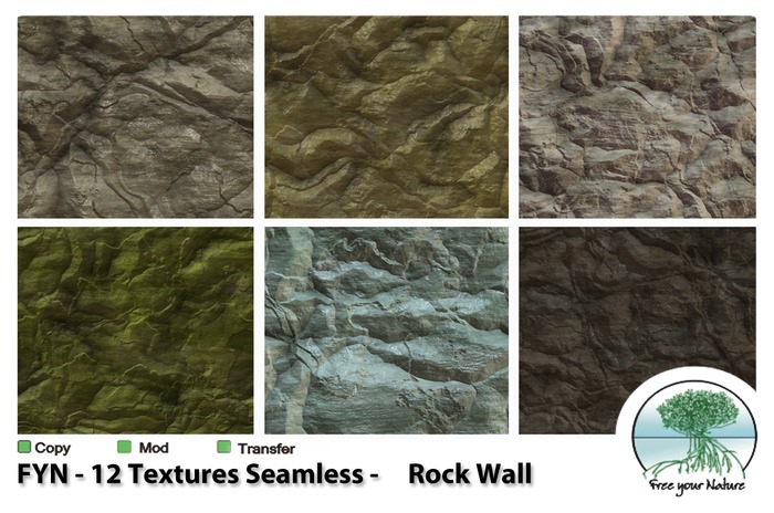 FYN 12 Textures - Rock Wall  -