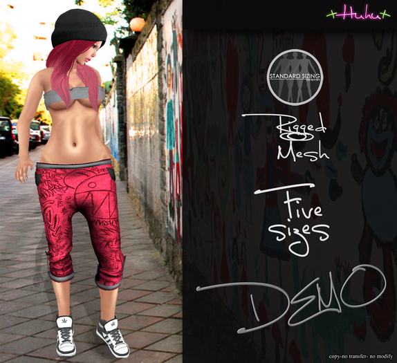 +HUHU+ DEMO Capri Pants