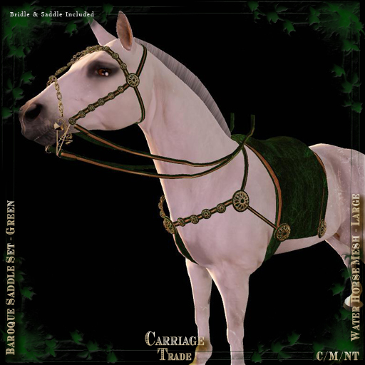 @CT@ Baroque Saddle Set WHM-L Green