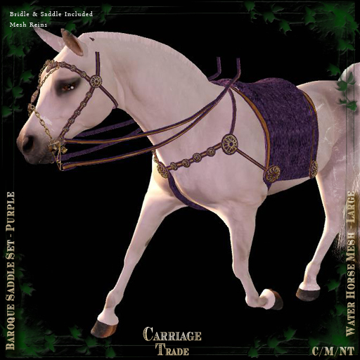 @CT@ Baroque Saddle Set WHM-L Purple
