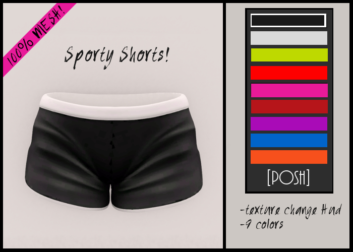 [POSH] Sporty Shorts (With Hud)