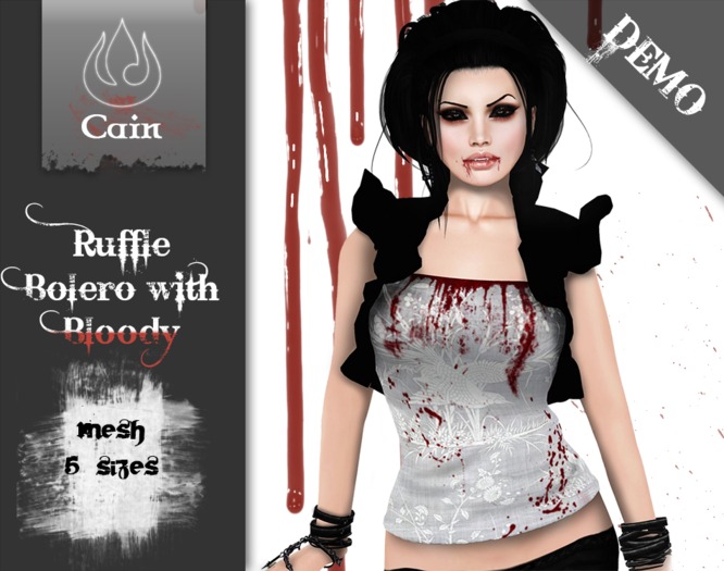 Cain - Ruffle Bolero with - DEMO (classic avatar)