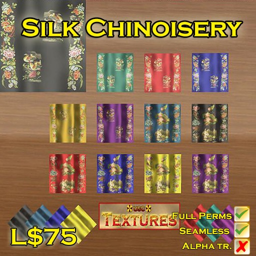 USC Textures - Silk Chinoisery 