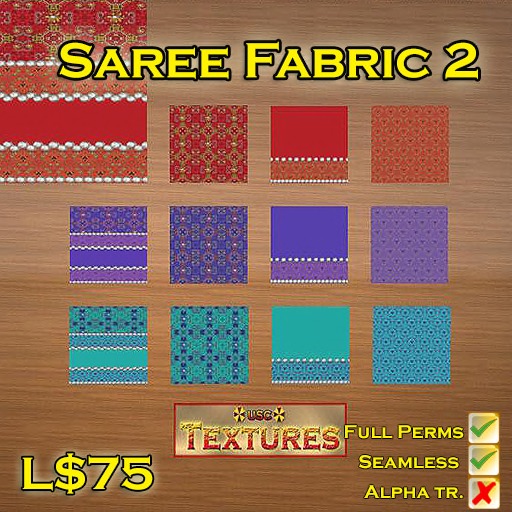 USC Textures - Saree Fabric 2 