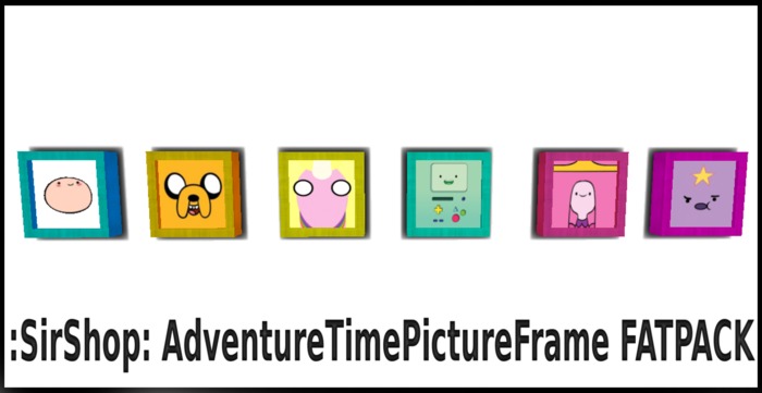 :SirShop: AdventureTimePictureFrame FATPACK
