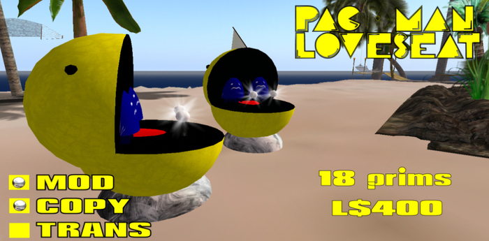 Pac-Man Loveseat (Mod + Copy)