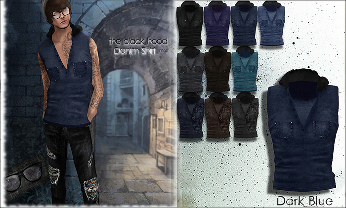 bleak .The Black Hood.Denim-Dark Blue