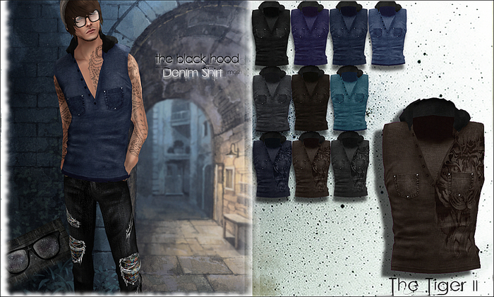 bleak .The Black Hood.Denim-The Tiger II