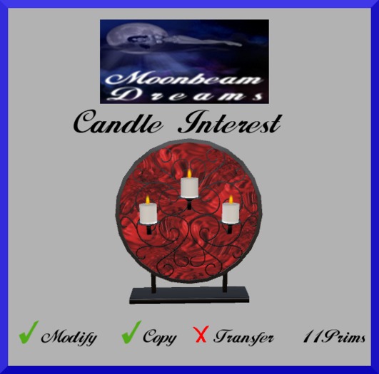 MBD Candle Interest (Blue)