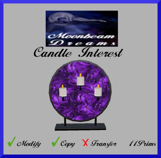 MBD Candle Interest (Purple)