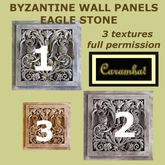 Byzantine wall panels Eagle stone -  texture pack