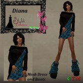 Diana Bleu Grunge