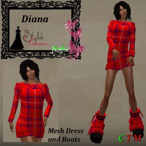 Diana Tartan Rouge