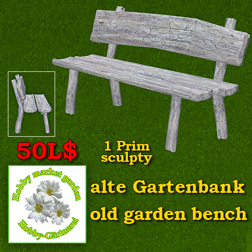 old garden bench