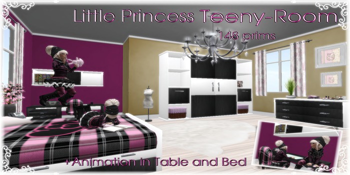 Little Princess Teeny-Room-Black(mesh)