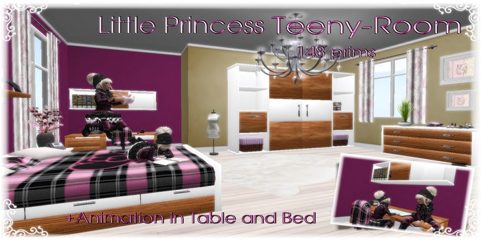 Little Princess Teeny-Room Brown (mesh)
