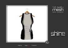 shine by [ZD] - Short Shift Dress