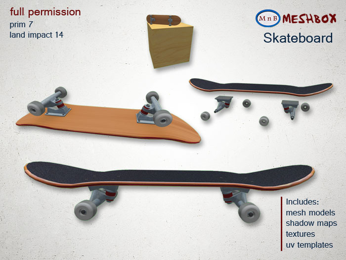 *M n B* Skateboard (meshbox)
