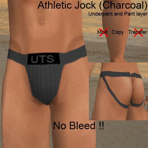 UTS Athletic Jock Charcoal