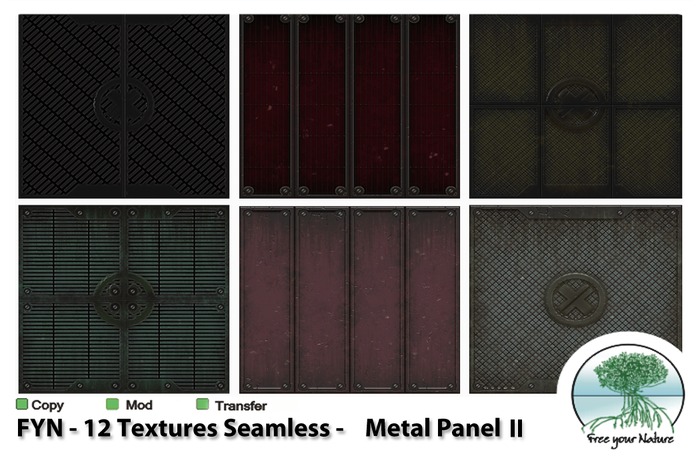 FYN 12 Textures - METAL PANEL V  -