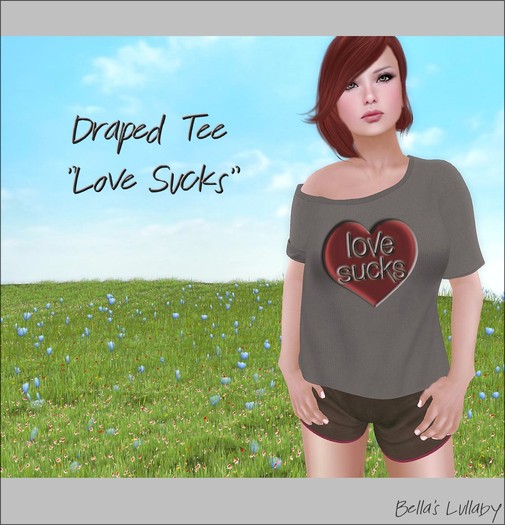 Bella's Lullaby/Draped Tee - Love Sucks