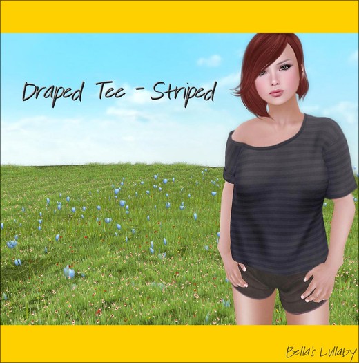 Bella's Lullaby/Draped Tee - Striped