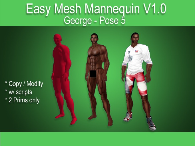 Easy Mannequin - George  pose 5