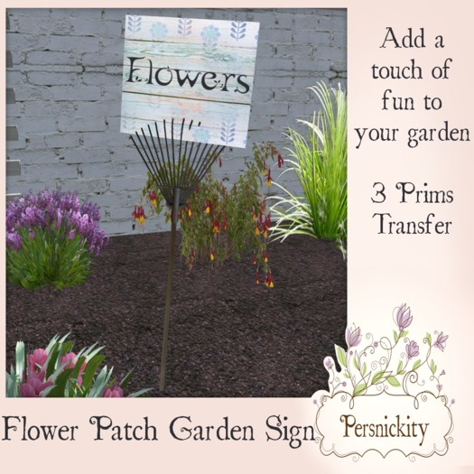 Flower Patch Garden Sign