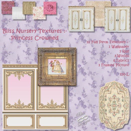 Bliss Nursery Textures - Princess Crowned - Box