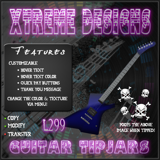 Axe Guitar TipJar -Flat- 