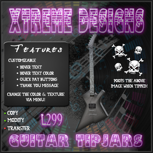 Axe Guitar TipJar -Flat-Stand- 