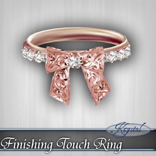 ::: Krystal ::: Finishing Touch Ring - Rose Gold
