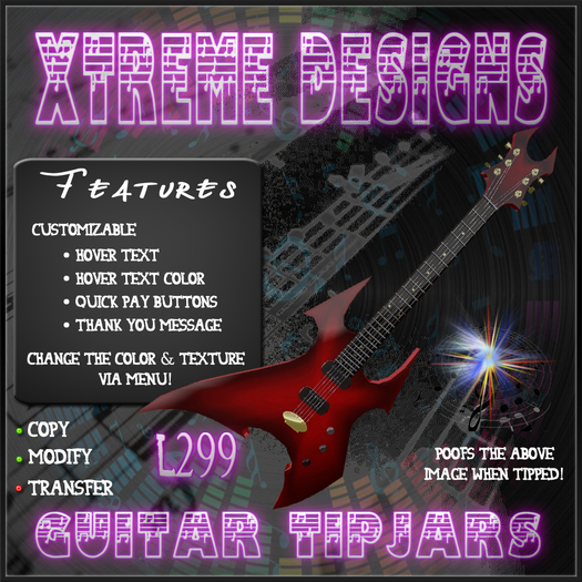 Witch Guitar TipJar -Flat- 