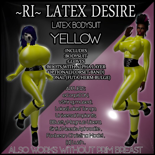 ~RI~ LATEX DESIRE YELLOW
